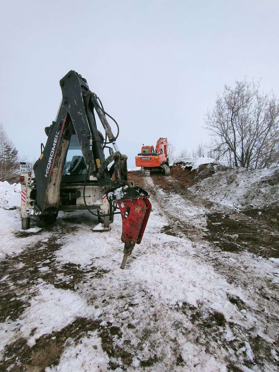 Экскаватор-погрузчик Hidromek 102B, фото 6